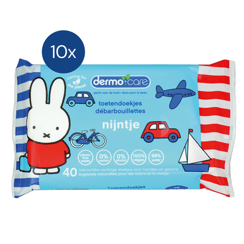 nijntje toetendoekjes blauw voordeelbox (10X40 stuks)